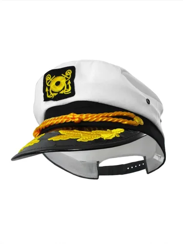 Vista 5 de Jacobson Hat Company sombrero de capitán de yate para hombres adultos