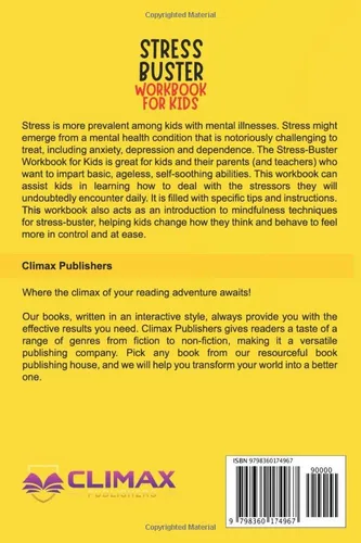 Vista 2 de STRESS-BUSTER WORKBOOK FOR KIDS 40+ Fun Activities and Exercises to Manage Emotions, Building Self-Regulation Skills, and Develop Positive Thinking