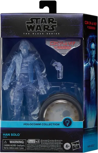 Vista 2 de Star Wars The Black Series Holocomm Collection, figura de acción de Han Solo de 6 pulgadas Star Wars The Black Series - Figura de acción de 6
