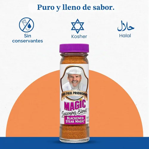 Vista 3 de Mezclas de condimento mágico de Chef Paul Prudhomme's ~ Magic Barbecue Seasoning