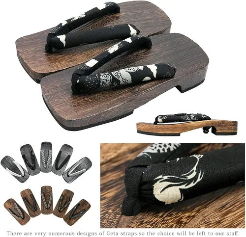 Vista 7 de KYOETSU Yukata 4 piezas Set C (YukataKakuobi BeltKoshi-himo cuerdaGeta)