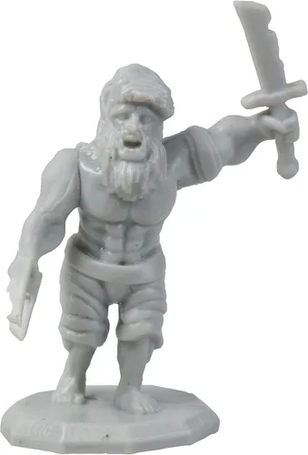 Vista 4 de 28 mini figuras de fantasía pintables, todos los diseños únicos, tamaño hexagonal de 1 pulgada compatible con DND Dungeons Dragons, Pathfinder