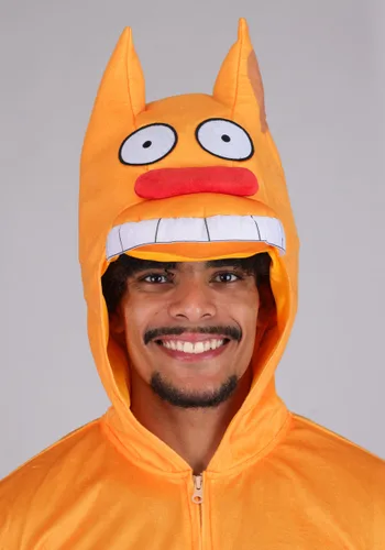 Vista 4 de Disfraz para Adultos de Dos Personas CatDog de Nickelodeon Multicolor