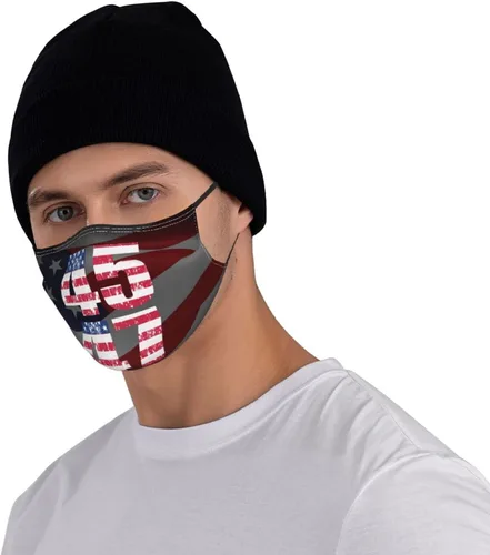 Vista 3 de 45 47 Trump 2024 - Máscara facial lavable, reutilizable, transpirable, con 2 filtros