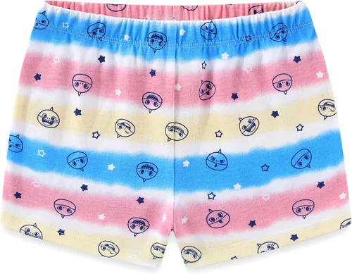 Vista 4 de Nickelodeon Baby Shark - Conjunto de camiseta, camiseta sin mangas y pantalones cortos para bebés y niños pequeños, rosa, azul o multicolor