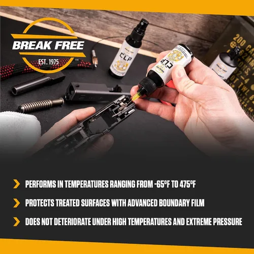 Vista 4 de Break-Free CLP .lata spray de lubricante para pistolas, 12 onzas/340 g, BF-CLP12