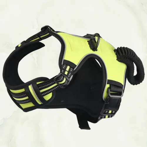 Vista 5 de GANAZONO Pet Harness No Pull Reflective Vest Harness for Medium Large Dogs with Adjustable Chest Strap and Soft Padding XL Green