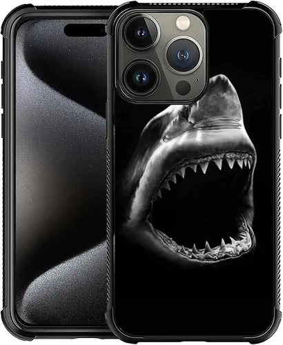 Vista 713 de Funda compatible con iPhone 15, diseño de elefantes africanos, diseño increíble a prueba de golpes, antiarañazos, carcasa trasera de policarbonato