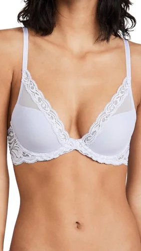 Vista 25 de Natori - Sujetador de encaje para mujer con inmersión, diseño de plumas Cafe
