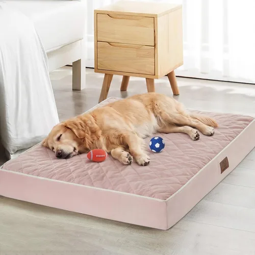 Vista 16 de WNPETHOME Camas ortopédicas XL para perros grandes, impermeables, extra grandes, con funda extraíble y lavable, cama para jaula de perro