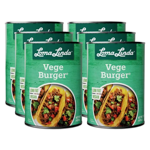 Vista 6 de Loma Linda - Carnes a base de plantas (hamburguesa vegetal (15 oz.), paquete de 3