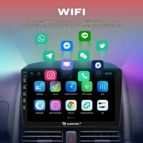Vista 5 de Para Hyundai Elantra 2011-2013 CarPlay Android Navegación Automática Estéreo GPS Radio Reverse Cámara Pantalla 9 "IPS Pantalla Táctil Headunit