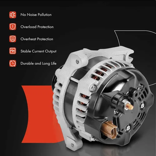 Vista 6 de A-Premium Alternador compatible con Ford F-150 F150 2009-2010 4.6L, 12V 135A polea de 6 ranuras en el sentido de las agujas del reloj, reemplazo #