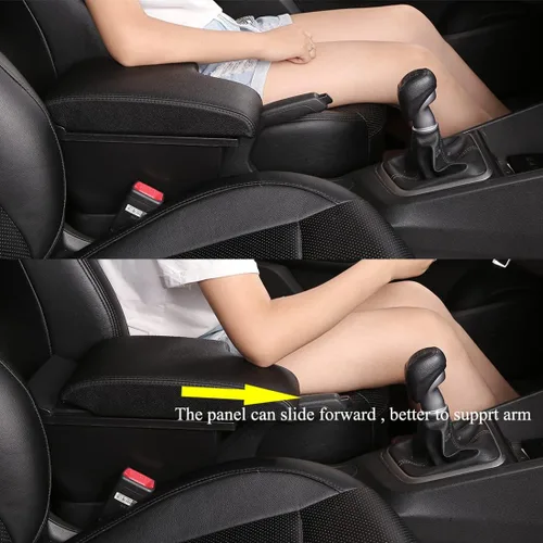 Vista 5 de para Nissan Juke Caja de Apoyabrazos de Consola de Doble Capa con Almacenamiento y 3 Puertos USB