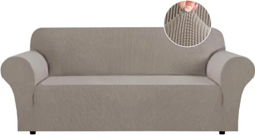 Vista 39 de Funda para futón Flamingo P de gran elasticidad sin brazos - Funda para sofá futón de tamaño completo y queen, de jacquard suave y grueso