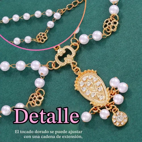 Vista 4 de Diademas Bohémias, Joyas para Mujeres y Niñas de Aukmla
