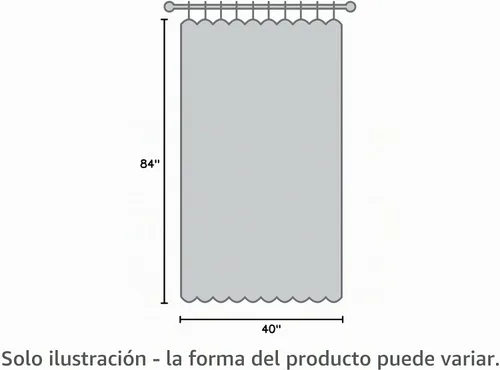 Vista 8 de Lush Decor - Panel de cortina de ventana con botón de lino, único, 40 pulgadas de ancho x 84 pulgadas de largo, negro y blanco claro - Cortinas