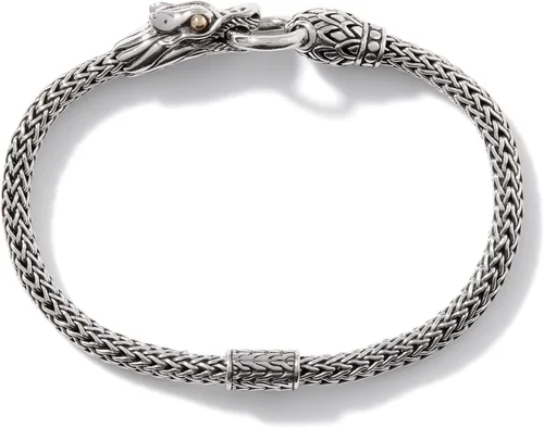 Vista 4 de John Hardy Pulsera de cadena Dragon Station de oro y plata de Leyendas Naga para mujer, Metal