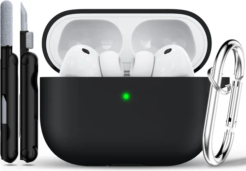 Vista 41 de RFUNGUANGO - Funda de silicona para AirPods Pro con auriculares, aguacate