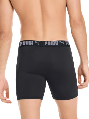 Vista 3 de PUMA Paquete de 5 calzoncillos tipo bóxer Performance para hombre Negro