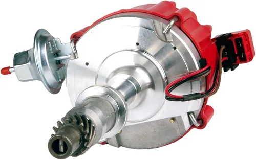 Vista 4 de MAS Distribuidor de encendido con tapa y rotor 1040011 65K bobina bloque pequeño compatible con Pontiac 301ci 326ci 350ci 389ci 400ci 421ci 428ci