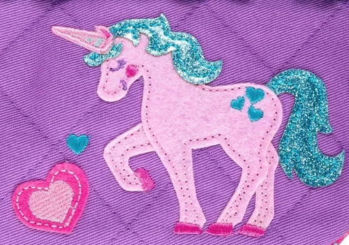 Vista 4 de Stephen Joseph las niñas Quilted Unicornio cartera y cartera