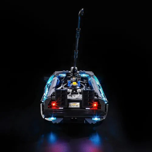 Vista 5 de Lightailing Luz LED para Lego 10300 Back to the Future Time Machine Modelo de bloques de construcción - NO incluido el juego de modelos