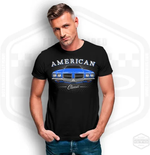 Vista 3 de Camiseta para hombre 1972 LeMans American Muscle Car