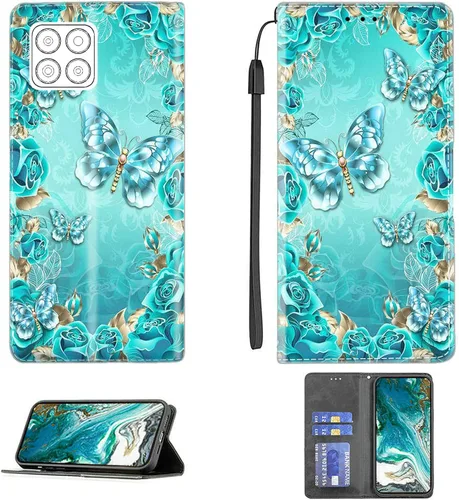 Vista 315 de jioeuinly ATT Motivate 2 - Funda compatible con ATT Motivate 2, funda con soporte abatible y cierre magnético DJS