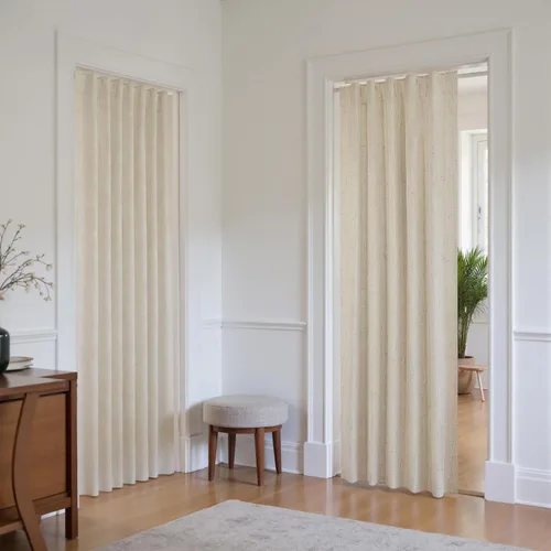 Vista 70 de KOUFALL - Cortinas de medio estilo francés de lino para ventana, juego de 2 cortinas cortas de 40 pulgadas de longitud, para privacidad, cortinas