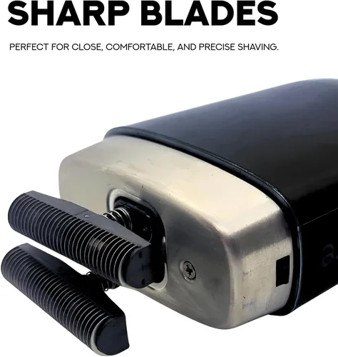 Vista 3 de Supreme Trimmer Crunch Lite STF600 Afeitadora profesional de doble lámina para hombres Inalámbrica y con cable, tiempo de ejecución de 60