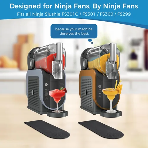 Vista 2 de Almohadilla deslizante compatible con la máquina Ninja Slushie FS301/FS300, alfombrilla antideslizante y accesorio de movimiento suave
