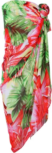 Vista 2 de CHIC DIARY Traje de baño de gasa para mujer, pareo de playa, pareo de bikini