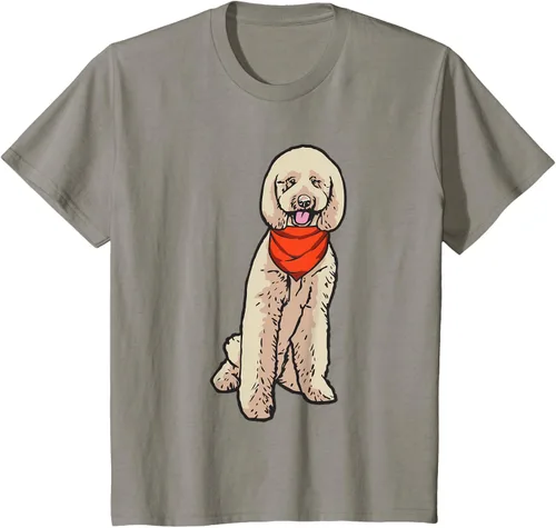 Vista 7 de Goldendoodle perro playera, niños 12, Púrpura