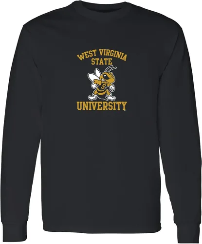Vista 17 de NCAA oficial de College – University Team Color Arco Logo Manga Larga