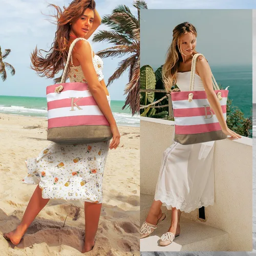Vista 14 de YOOLIFE Bolsas de playa para mujer, bolsa de lona de viaje, bolsa impermeable para piscina, artículos esenciales de viaje, regalos para mujeres