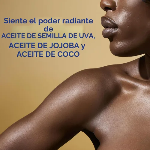 Vista 8 de Vaseline Radiant X - Aceite corporal reabastecedor e hidratante con 1% de lípidos, aceite de jojoba, aceite de coco y vitamina E, 3.7 onzas
