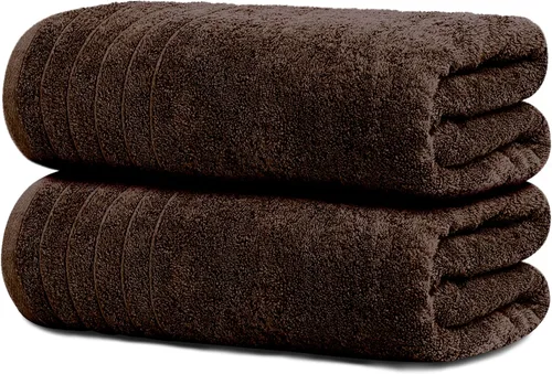 Vista 20 de Tens Towels - Paquete de 2 sábanas de baño extra grandes de 35 x 70 pulgadas, 100% algodón, más grandes y más ligeras, secan más rápido, súper