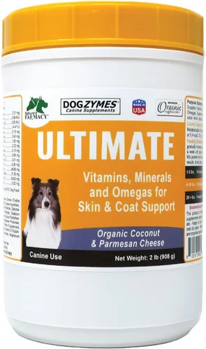 Vista 10 de Dogzymes Ultimate Skin and Coat con aceite de algas y coco orgánico (8 onzas)