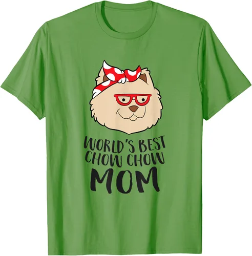 Vista 21 de World's Best Chow Chow mamá lindo Chow Chow perro mamá camiseta Blanco