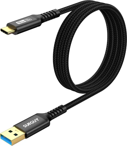 Vista 14 de SUNGUY Cable USB Android Auto de 10Gbps de 6 pulgadas/0.5 pies, Cable USB C 3.1 Gen2 3A de Transferencia de Datos, Cable USB C CarPlay de Carga