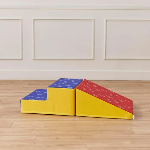 Vista 10 de ECR4Kids Softzone Little Me Climb and Slide, juego para niños pequeños, varios colores, 2 piezas Surtido