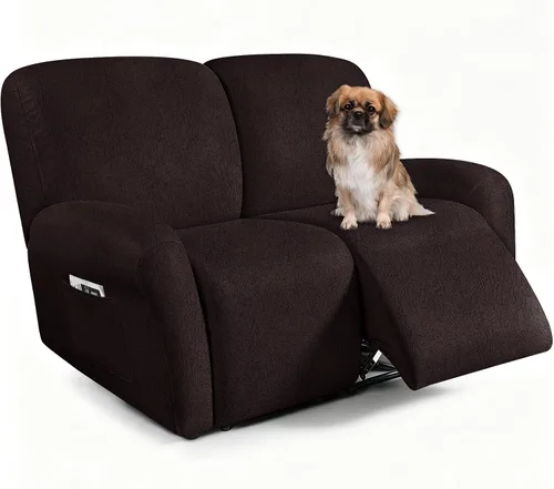 Vista 71 de ANARACHON Fundas para Sillas Reclinables Tipo Cuero, 4 Piezas Funda para Sillón Reclinable Lazy Boy, Protector de Muebles - Funda Suave Lavable