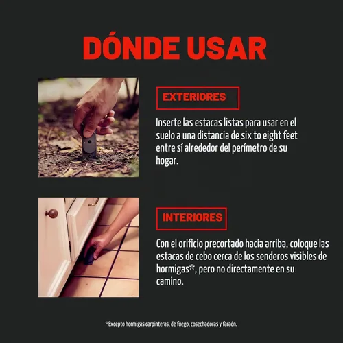 Vista 8 de Amdro - Estaciones de cebo para hormigas, paquete de 8