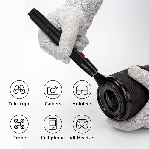 Vista 4 de Geekria 2 Pack Clean VR Lens Cleaning Pen Compatible with MetaOculus Quest 2QuestRift SPico Neo 3 and More Remove Fingerprints Dust Grease Reduce