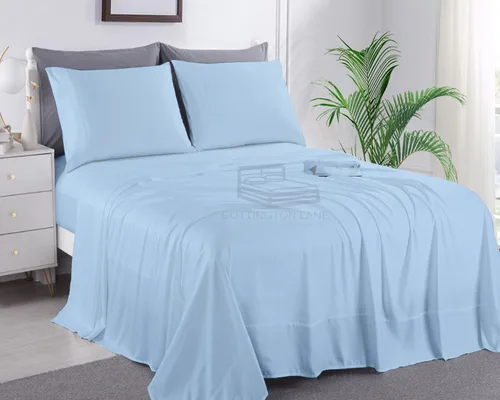Vista 15 de Cottington Lane Juego de sábanas de 4 piezas tamaño individual, ropa de cama de microfibra ultra suave con bolsillo profundo de 16 pulgadas