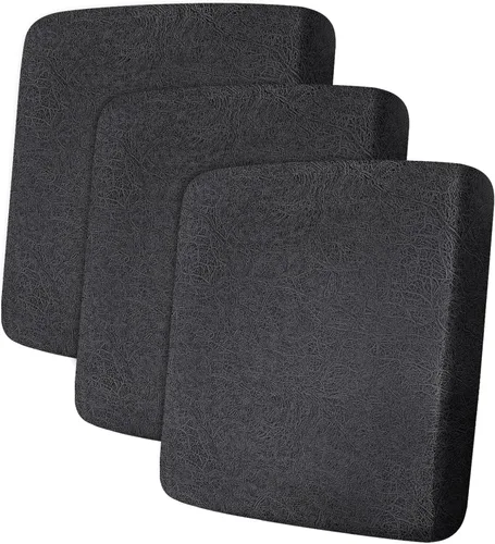 Vista 41 de ANARACHON Fundas de cojín de sofá con aspecto de cuero, juego de fundas de asiento de sofá, protector de muebles para sillón seccional, sofá biplaza