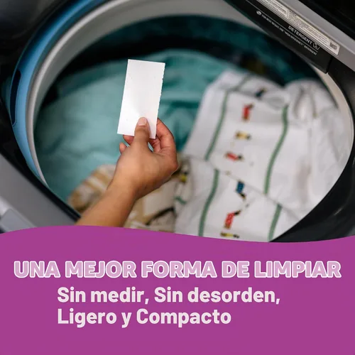 Vista 6 de Tru Earth Detergente seco para ropa, Lilac Breeze, 128 cargas Up to 128 Loads, Eco-Friendly, Ultra-Concentrated Laundry Detergent, Gently Removes