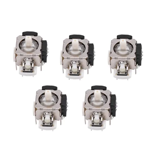 Vista 9 de FOSA 5 Pcs Xbox 360 Analog Stick 3D JoystickThumbstick Sensor Rocker Axis Module Replacement for Xbox 360 Wireless Controller Gamepad Replacement