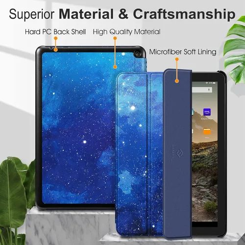 Vista 7 de Fintie Funda para tablet Amazon Fire HD 10 y Fire HD 10 Plus (solo compatible con versión 11ª generación 2021) – ultra ligera y delgada cubierta
